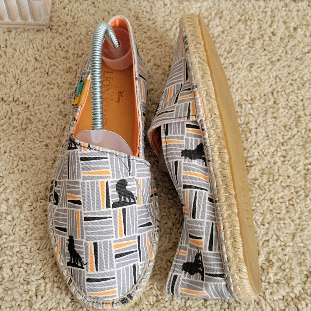 Ubuntu x Disney Espadrille Womens 8.5 Slip On Lion King Simba Hand Made Africa